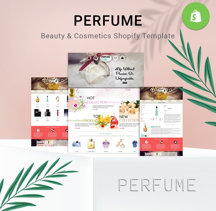 Page 2 - Free and customizable perfume templates