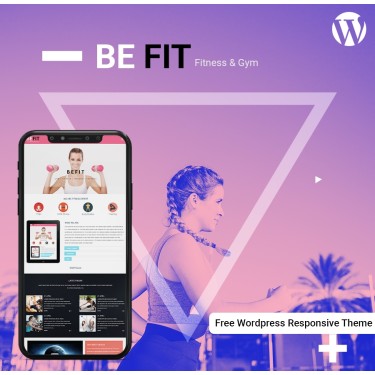 Fitness Website Template - WordPress Theme