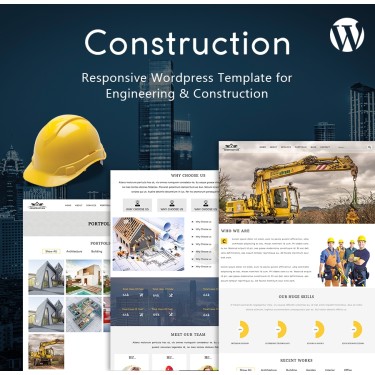 Construction - Engineering & Construction WORDPRESS TEMPLATE