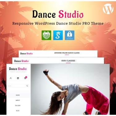 Dance Studio WordPress Theme 