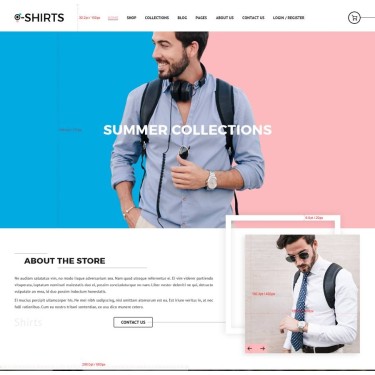 T Shirts Website Templates