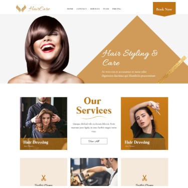 Hair Salon Wordpress Theme