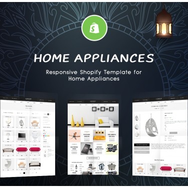 Home Appliances Shop Website Template - Shopify Theme