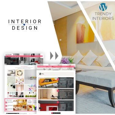 Interior Design Website Template - WordPress Theme