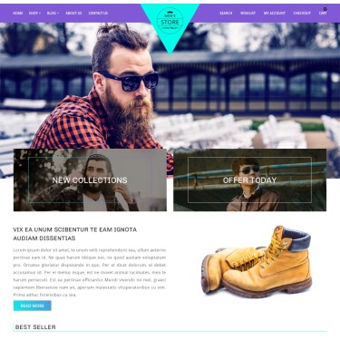 Mens Fashion WordPress Themes