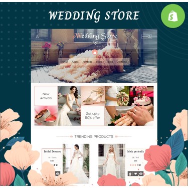 Wedding Bridal Accessories - Fashion & Lifestyle SHOPIFY TEMPLATE