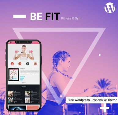 Fitness Website Template - WordPress Theme