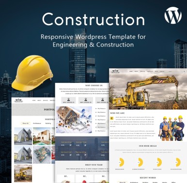 Construction - Engineering & Construction WORDPRESS TEMPLATE