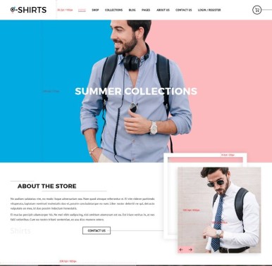 Trendy Fancy Shirts Website Theme -  Shopify Theme