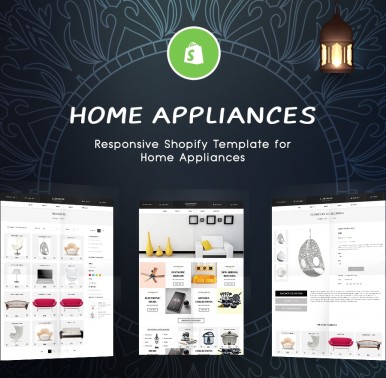 Home Appliances Shop Website Template - Shopify Theme