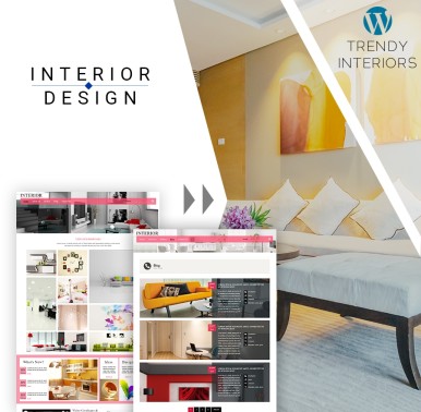 Interior Design Website Template - WordPress Theme