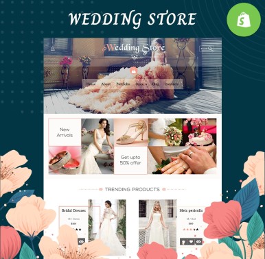 Wedding Bridal Accessories - Fashion & Lifestyle SHOPIFY TEMPLATE