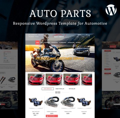Auto Parts - Automotive WORDPRESS TEMPLATE