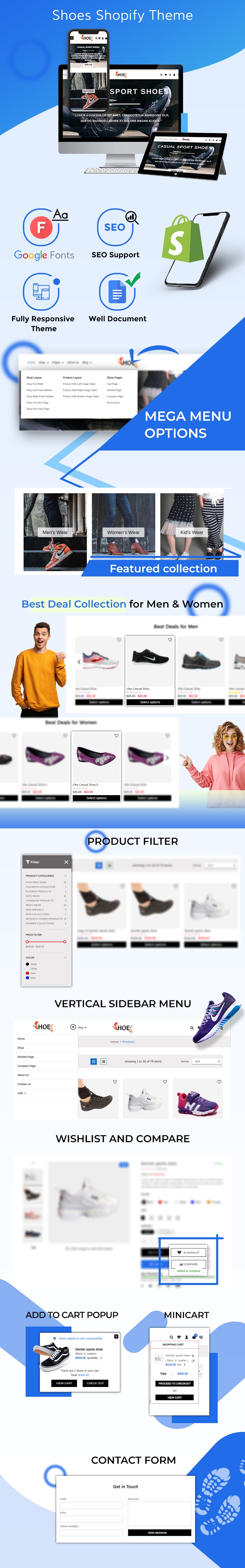 Footwear Website Templates