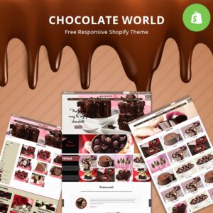 Chocolate World - Food & Beverages SHOPIFY TEMPLATE-0