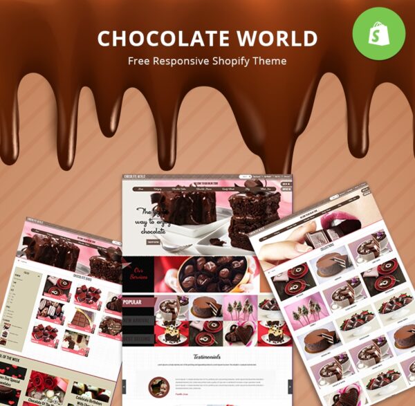Chocolate World - Food & Beverages SHOPIFY TEMPLATE-0