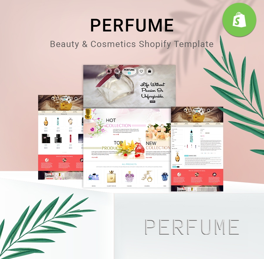 Perfume & Fragrance - Beauty & Cosmetics SHOPIFY TEMPLATE-0