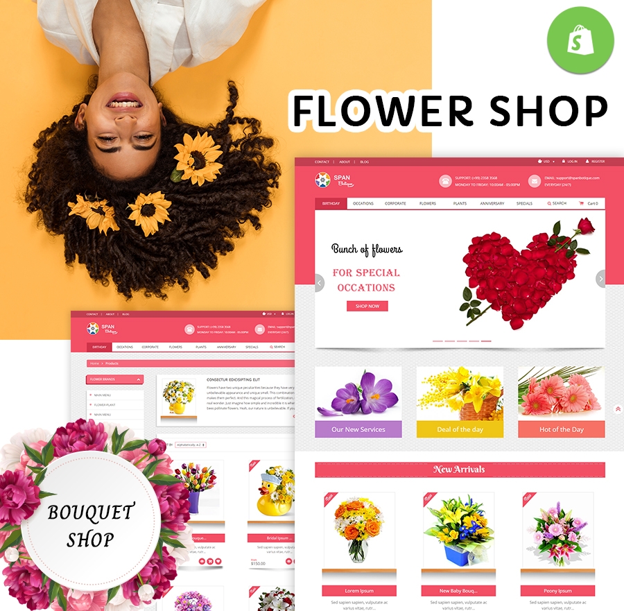 Flower Shop - Gifts SHOPIFY TEMPLATE-0
