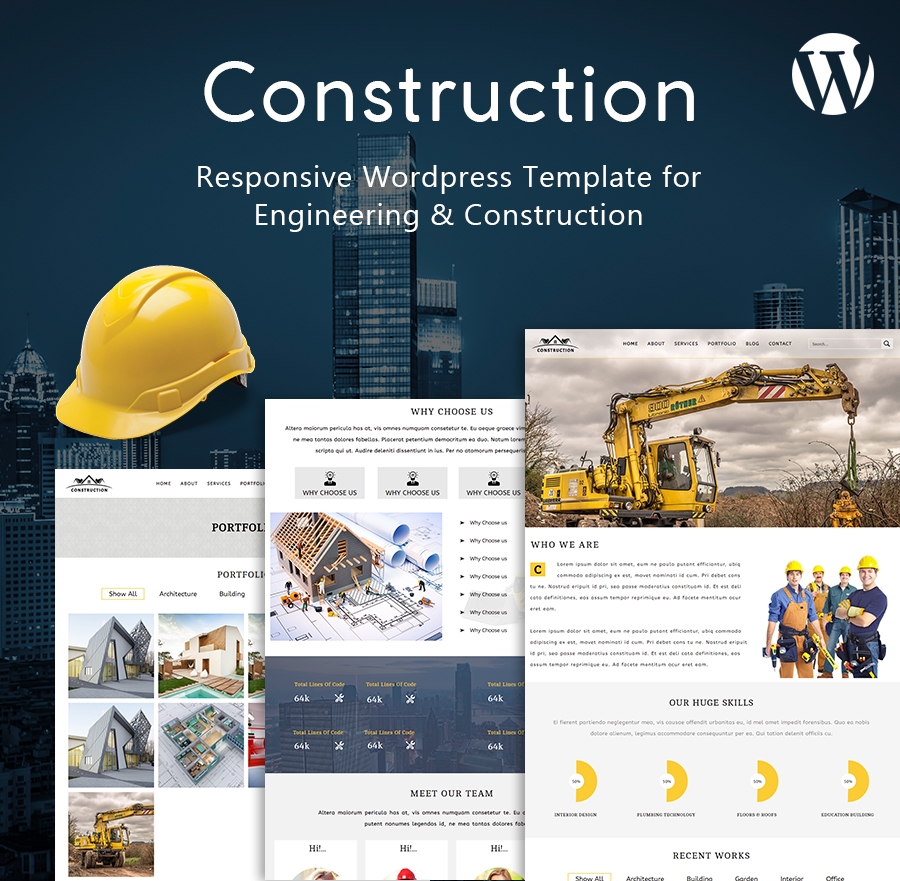 Construction - Engineering & Construction WORDPRESS TEMPLATE-0