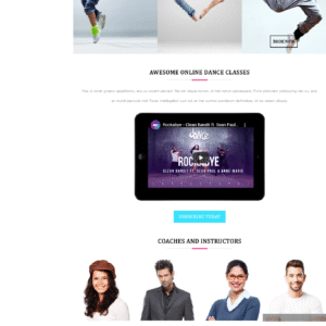 Dance Studio WordPress Theme 