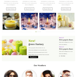 Candles WordPress Theme