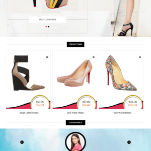 Fashion Trendy Shoes WordPress Theme