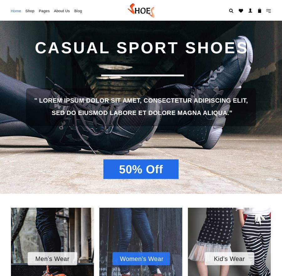 Footwear Website Templates-0